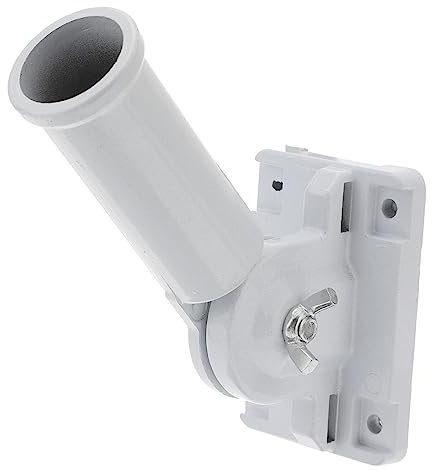 SEWOART Verstellbare Fahnenmasthalterung Aus Aluminiumlegierung Flaggenmasthalterung Verstellbarer Fahnenmast-displayhalter Fahnenmast-Hardware Fahnenmast-zubehör Für Veranda Balkon Garten