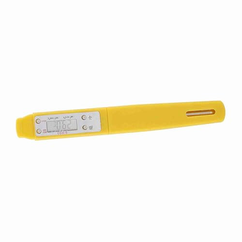 1Pc Reading BBQ Thermometer Thermometer, BBQ True Temper Digital for Cooking Digital Food Kitchen Cooking Meat Probe (Yellow)