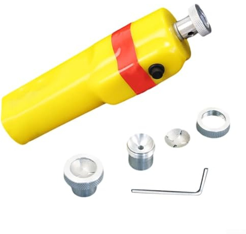 Gdfnmogo Electric Cue Tip Shaper For Billiards, Adjustable Grinding Discs For Cue Tips, 9-14mm Tips Repair Grinder Tool, Plastic Metal Replaceable Discs(Electric drill)