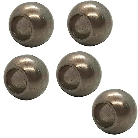 Lagerersättning 5 stycken S16 8 x 16 x 12 mm 8 mm kula järn mässing lager elektrisk fläkt tvättmaskin motor 16 mm sfärisk Fe Cu koppar olja sintrat uttag