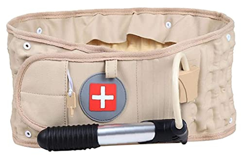 Aboiled RüCken Ceinture de décompression lombaire Ruches Bandage de taille pour extension de traction spinale Taille pour tour de taille 29-49