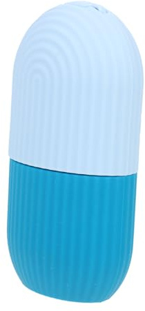 Healvian Molde de Silicona Azul para Mujeres Ligero y Fácil de Sostener para Rodillo de Hielo Facial Adecuado para Masaje y Cuidado Cutáneo en Casa