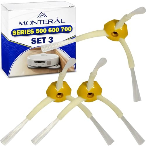 3 Piezas Lateral Cepillos para iRobot Roomba Aspirador Series 500 600 700 - MONTERAL