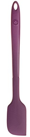 Kochblume Design-Teigschaber M | Premium-Silikon & BPA frei| Hitzebeständig | Spülmaschinenfest | 28cm | Farbe: lila