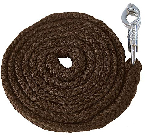 German Riding Führstrick Meadow mit Panikhaken (braun)