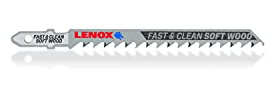LENOX Tools 1990847 T-Shank Clean Wood Cutting Jig Saw Blade, 4-Inch X 5/16-Inch 6 TPI, 3-Pack