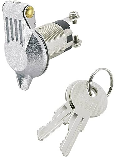 TRU COMPONENTS 1588006 TC-K3-16B-06 Schlüsselschalter 24 V/DC 10 A 1 x Aus/Ein 1 x 90 ° 1 St.