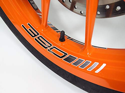 BIKE-label Felgenbett Aufkleber Black kompatibel für KTM 390 Duke 790084