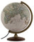 TECNODIDATTICA - Globo Terráqueo NATGEO Explorer Executive 30 | Cartografía National Geographic Executive | Base de Madera de Haya | Iluminado | Texto en Español | Diámetro 30 cm