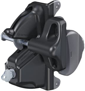 Alberts 323158 Gartentorverschluss | Zum Anschrauben | Glasfaserverstärktes Nylon mit Edeslstahlkern | Schwarz