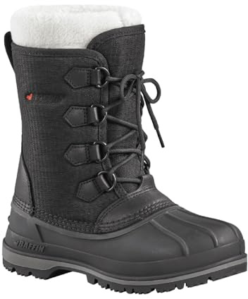 Baffin Women's BOBCAYGEON Tall Waterproof Insulated Lightweight Tundra-Rated Removable Liner Cold Weather Winter Snow Boots, Black, 8