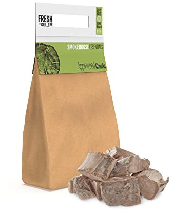 Fresh Grills Holzbrocken für BBQ-Grill, Holzofen, Kamado und Outdoor-Räucher, energiereiche Holzstücke 1,5 kg bis 9 kg (Apfelholz, 9 kg (20 l))