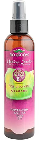 Bio-groom Pink Jasmine Dog Cologne - Deodorizing Spray, Dog Bathing Supplies, Puppy Wash, Cat & Dog Grooming Supplies, Cruelty-Free, Made in USA, Dog Perfume - 8 fl oz 1-Pack