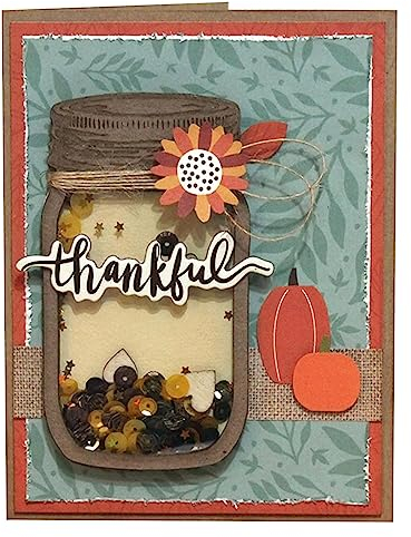 KUKUUU DIY Kit de fabricación de moldes Mason Jar Shaker Troqueles de Corte de Metal Plantilla Scrapbooking DIY álbum Molde