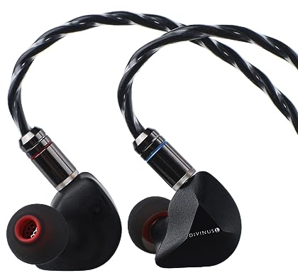 LINSOUL TANGZU FUDU Verse 1 HiFi 1DD+2BA Driver Cuffie IEM in Ear Monitor con forma ergonomica e cavo in rame argentato rimovibile 3Pin per musicisti audiofili