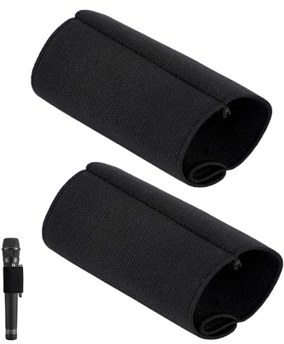 PEUTIER 2 Stück Elastische Handmikrofonhüllen, Microphone Sleeve für Sony TX650/TX660 Recorder Mikrofonschutz für Mikrofonzubehör