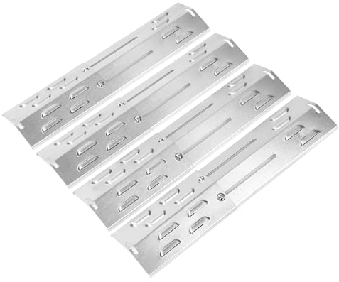GFTIME Lot de 4 cache-brûleurs universels de 29 à 43 cm - Pièces de rechange pour barbecue Jamestown, Charbroil, Landmann, Enders, Taino, Burnhard, Barbecook, Proficook,