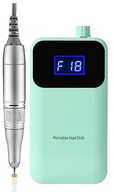 Elektrisk nagelborrmaskin Professionell elektrisk nagelborrmaskin, nagelborr 30000RPM med LCD-skärm, nagellackborttagare Nagellackborttagare (lila A)