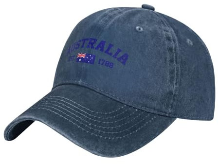 Unisex Sonnenmütze Australien Flagge Baseball Kappe Premium Papa Hüte Trendig Trucker Kappe Für Frühjahr Sport Wandern Ausflug