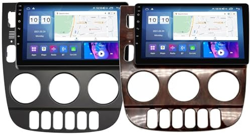 HTXPSM - Radio con GPS para Coche, Android 12, estéreo para Mercedes-Benz ML 350 (W163) 2001-2005, Reproductor de vídeo Multimedia de 9 Pulgadas, Receptor FM, cámara de salpicadero con 4G WiFi SWC Ca