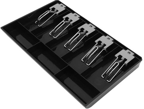 OHPHCALL Geld Organizer Mappe Multi Gitter Kassenschubladentablett Mit Clip Münzgeldschublade Und Geldorganisator Für Haushaltskassen Und Kassiererboxen Ideal Für Büro Zuhause Und Veranstaltungen