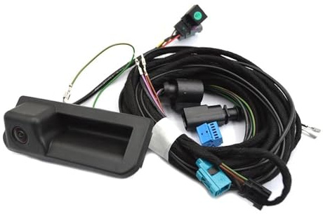 AJKSTDPV Rückfahrkameras Auto Rückspiegel Kofferraum Griff Kamera 6VD827566A Für Superb MK3 6VD 827 566A Backup Parkplatz Hinten Kamera Reverse Rückansicht Kamera(A Set)
