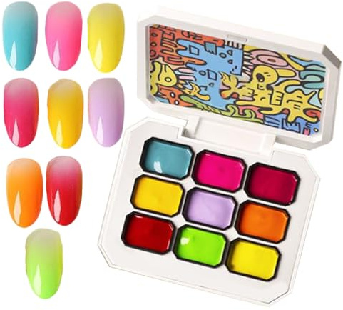 Nail Polish Set, Nail Painting Gel, 9-Color Long-Lasting Manicure Craft Art for Women Girls Professionals Beginners Travel Wedding Beach Gathering Birthday Home Use, 15 ml je 15 ml
