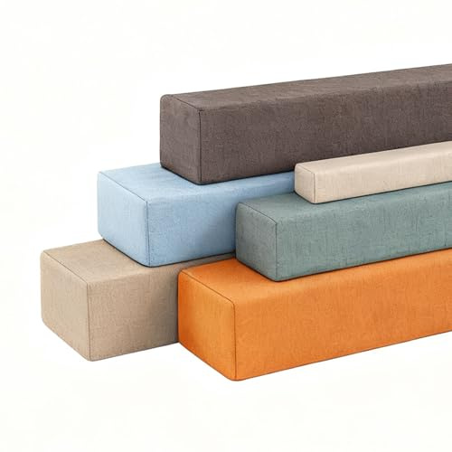 ZXMLC Custom Bed Gap Filler, Full Size Mattress Gap Filler with Removable Cover for Single/Double/King Beds/Prevents Phones from Falling into the Bed Gap