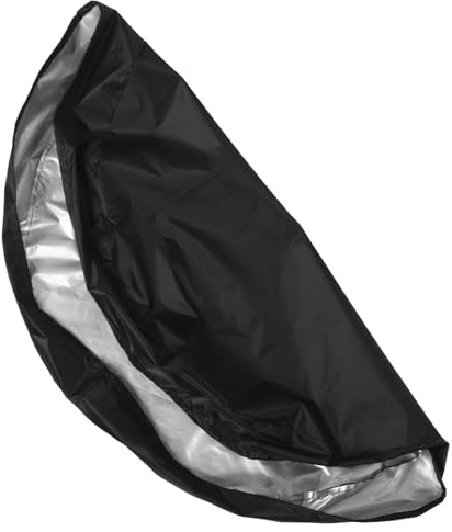 Toyvian Copertura Rotonda per Barbecue a Carbone Oxford 210d Resistente All’acqua, Protezione per Fornello da Esterno Sfiato Superiore, Adatta a Griglie da Patio e Affumicatori Portatili