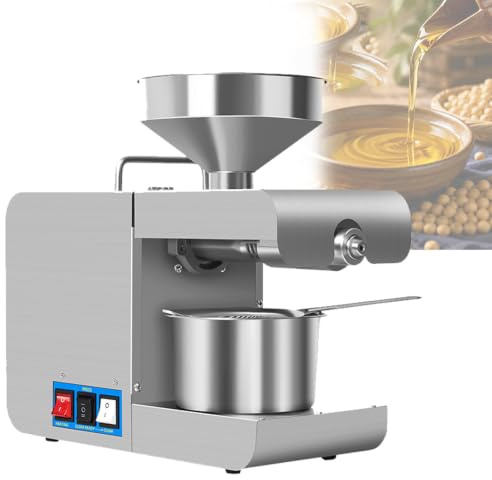 820w/1100w Automatisk Oljepress, Kommersiell NöTter, FröN, Oljekvarn, Helt I Rostfritt StåL Extraktor Med HöG Oljehalt, FöR SpannmåL, Kryddor, KaffeböNor, Majs, Kinesiska öRter R6