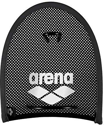 arena unisex svärm tävling träningshjälp hand paddles nät för styrketräning, Black-Silver (55), M