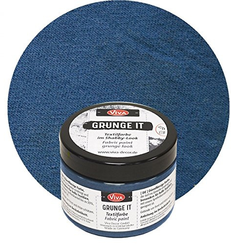 Viva Decor Grunge It 150ml -Marine Textilfarbe & Stoffmalfarbe