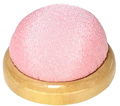 chiwanji Gute, Kugelförmige Nadelstichhalter Aus Holz Einsetzen Lagerung Craft Tool, Rosa