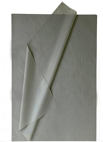 Decoupage silkespapper 28 ark storlek 50 x 70 cm grå, F7182