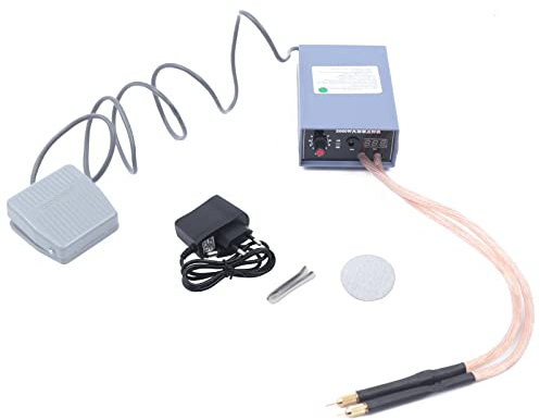 Punktschweißgerät 18650 Akku Snapmaker 5000W 220V Strom Einstellbares Schweißgerät für 18650 Akku Punktschweißgerät Kit - mit Ladegerät & Fußschalter