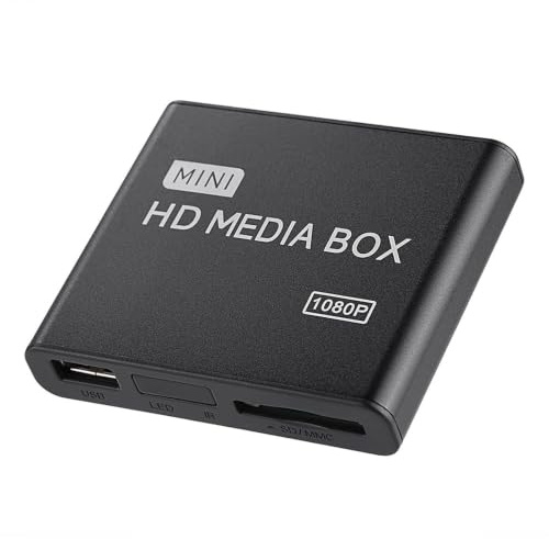 Full HD Box Media Player 1080P Media Player Box mit HDMI Ausgang HDMI Media Player Ultra HDMI Digital Media Player Unterstützung USB MMC RMVB MP3 AVI MKV