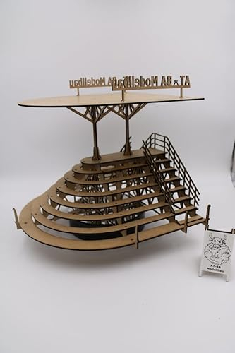 AT-BA Modellbau Slotcar 220002 - Tribuna a punta piccola