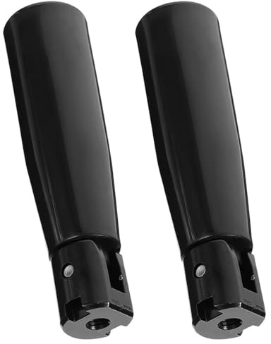 JEWEDECO 2pcs Folding Revolving Handle for Machinery and Woodworking, Ergonomic Bakelite Handwheel Machine Grip with Smooth Surface and Foldable Design, for Packaging Equipment