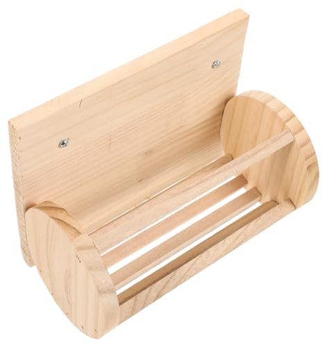 ORFOFE Holz Heu Halter Für Kaninchen Und Meerschweinchen Futterautomat Mit Großer Kapazität Für Kleintierkäfige Futterlagerung Für Gras Und Andere Futtermittel