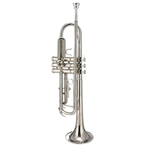 Standardtrompete Trompete B Flach Versilbertes Instrument Anfänger Professionelles Blasinstrument(B)