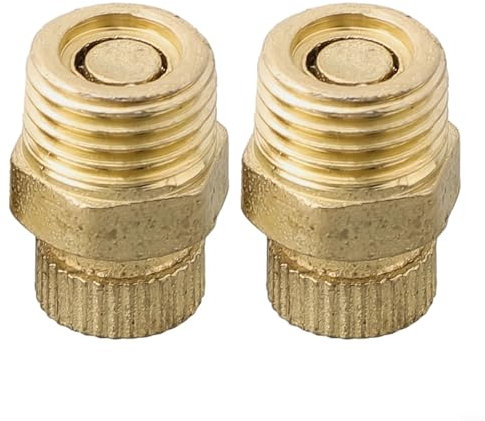 2 tornillos de válvula de drenaje de compresor de aire, accesorio esencial para descarga de agua