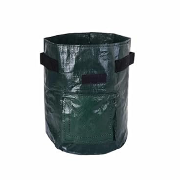 MZMZM Sacs de Culture de Plantes de Pommes de Terre avec poignée, Pot épais en PE for légumes, Oignon, Carotte, adapté aux balcons, jardinière, Accessoires de Jardin(Green,UK 10 Gallon 35x50cm)