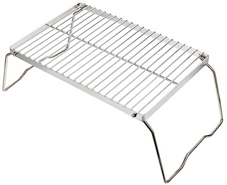 Toddmomy Klappbarer Lagerfeuergrill Aus Edelstahl Für Outdoor-Grill Praktischer Camping-Grill Mit Faltbarem Design Für Picknicks Und Wandern