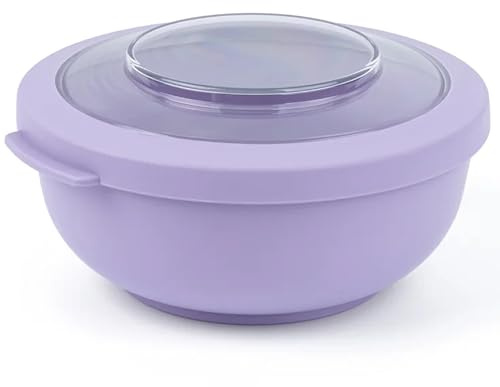 Amuse Tylla Saladier 700ml | Boîte de Rangement avec Couvercle pour Meal Prep et Snacks | Boîte Plastique Alimentaire sans BPA pour Enfants et Adultes | Congélation, Lave-vaisselle | Lavender