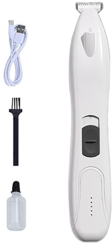 Hund Paw Trimmer, hund Paw Trimmer för Grooming - Cat Paw Trimmer,Sladdlös utgjutningsborste lågbrusande uppladdningsbar för känsliga ögon öron ansikte kattunge