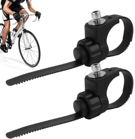 Dtaigou Collier de Serrage pour Fourche de vélo – Collier de Cadre de Garde-Boue de vélo, 2 Anneaux de Garde-Boue et arrière réglables pour Garde-Boue, Accessoires pour réparation de vélo de