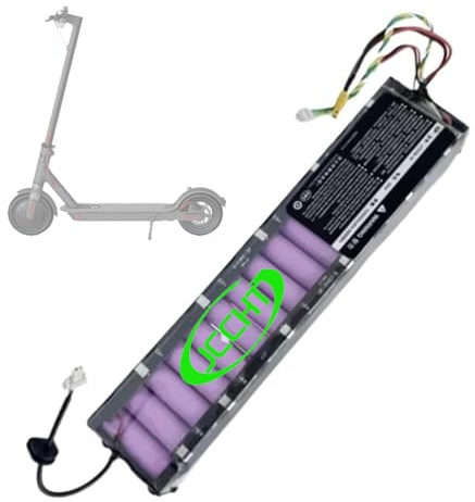 JCCHT Batería de Iones de Litio de 36 V y 10500 mAh, batería de Repuesto para Patinete eléctrico Plegable M365 con Puerto XT30 y JST.