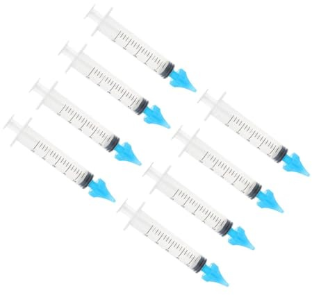 VALICLUD Nettoyeur de Cérumen Auriculaire 4 Jeux 10 Ml en Plastique à Piston Embout Évasé Contrôle Pression Sécurité pour Soins Auriculaires Hygiène Oreilles Famille Usage Quotidien