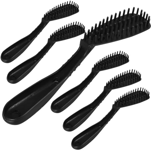 LIFKOME Lot de 6 Pinceaux à Teinture Professionnels en Polypropylène Brosses à Cheveux Lavables pour Coloration Salon et Maison Accessoires Coiffure Indispensables pour Teindre