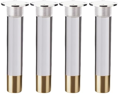 Bordben i akryl, Akryl Möbelben Transparent Paket om 4 8-40cm(Transparent B X 4pcs,Height 10cm)